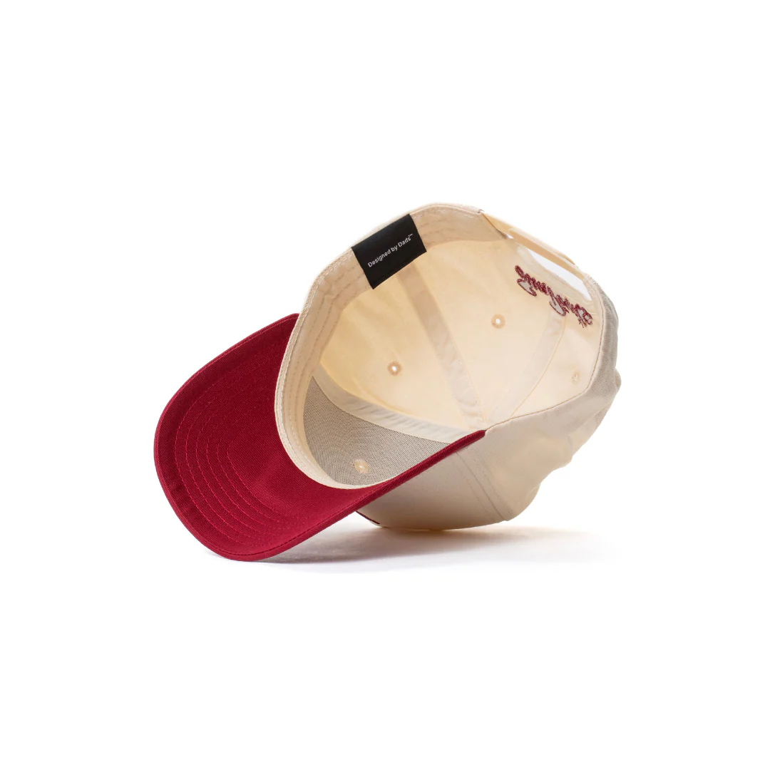 ASU Mascot Snapback Cream & Maroon - Image 4