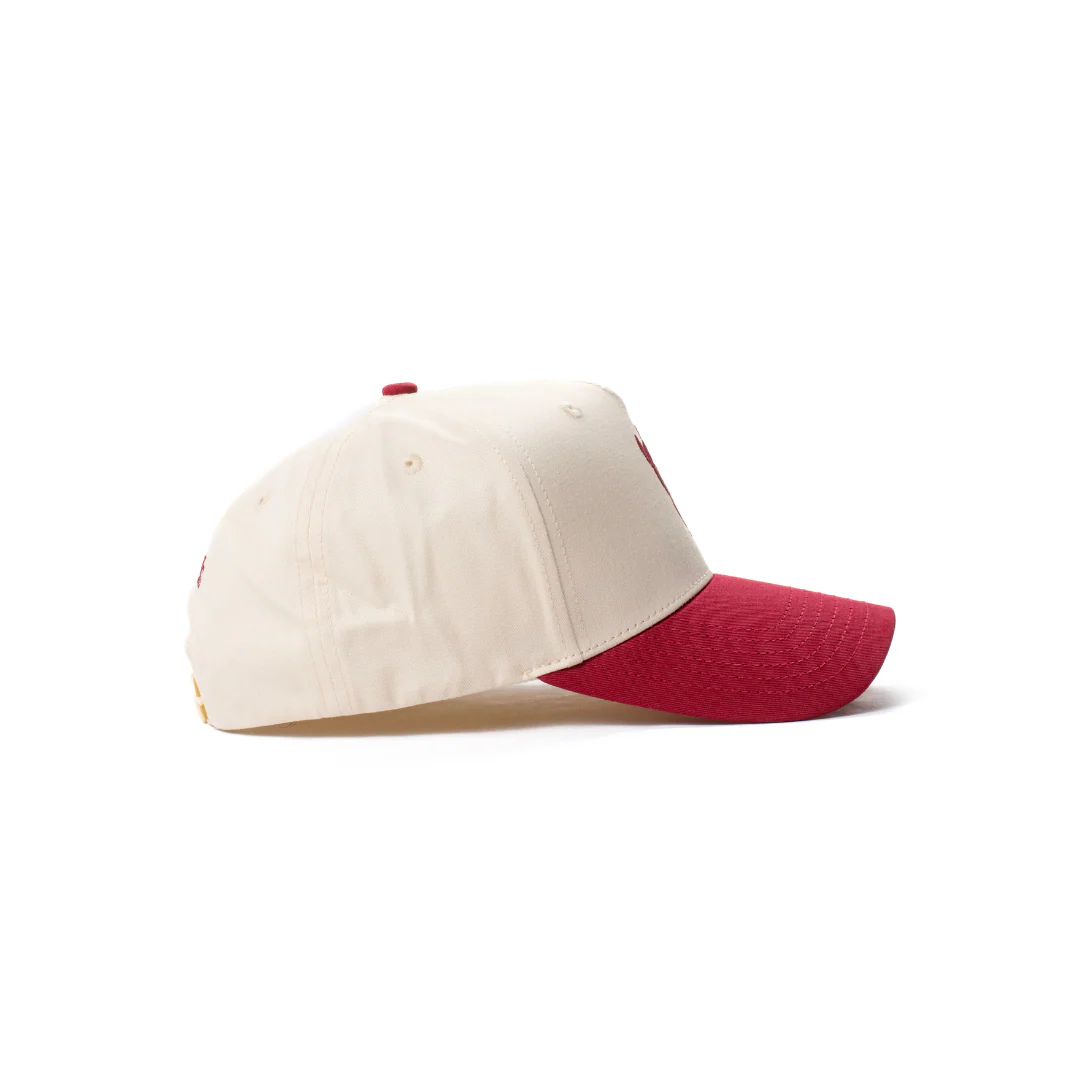 ASU Mascot Snapback Cream & Maroon - Image 5