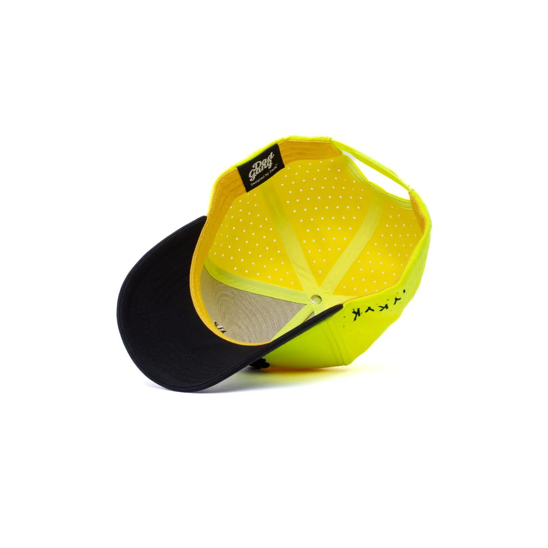 Neon Yellow Logo Hat - Image 5