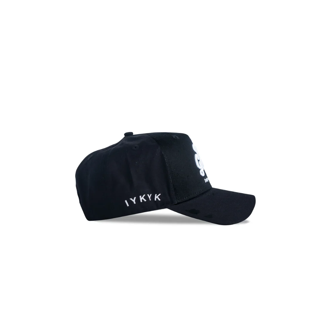 Black and White Snapback (no mesh in back) - Image 3