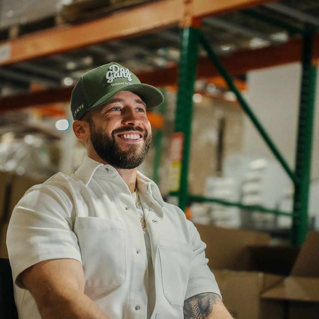 Dad Gang Trucker - Olive - Image 2
