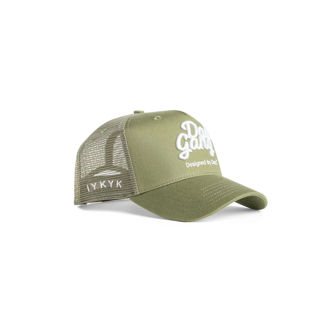 Dad Gang Trucker - Olive - Image 3