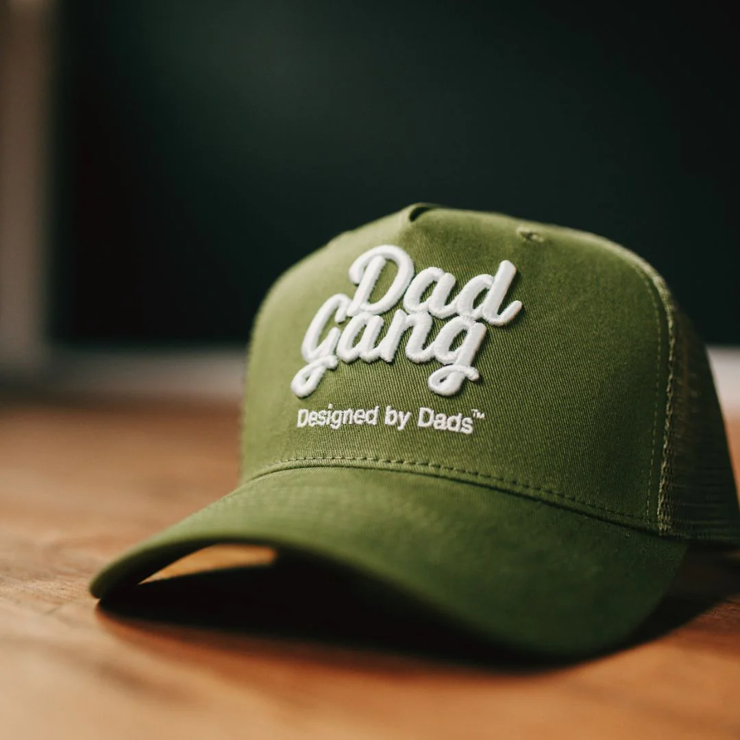Dad Gang Trucker - Olive - Image 7