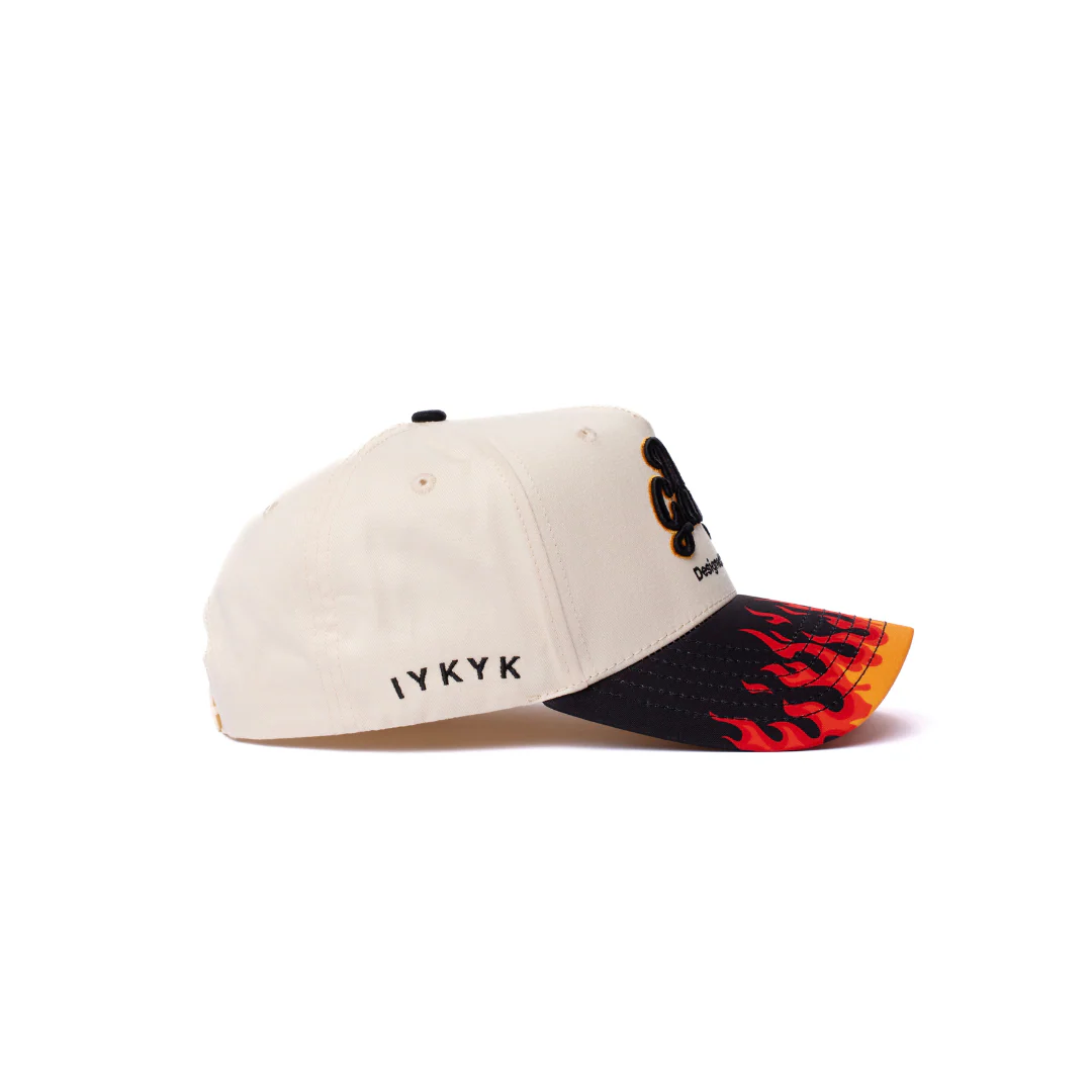 Dad on Fire - Cream w/ Black Brim - Image 6