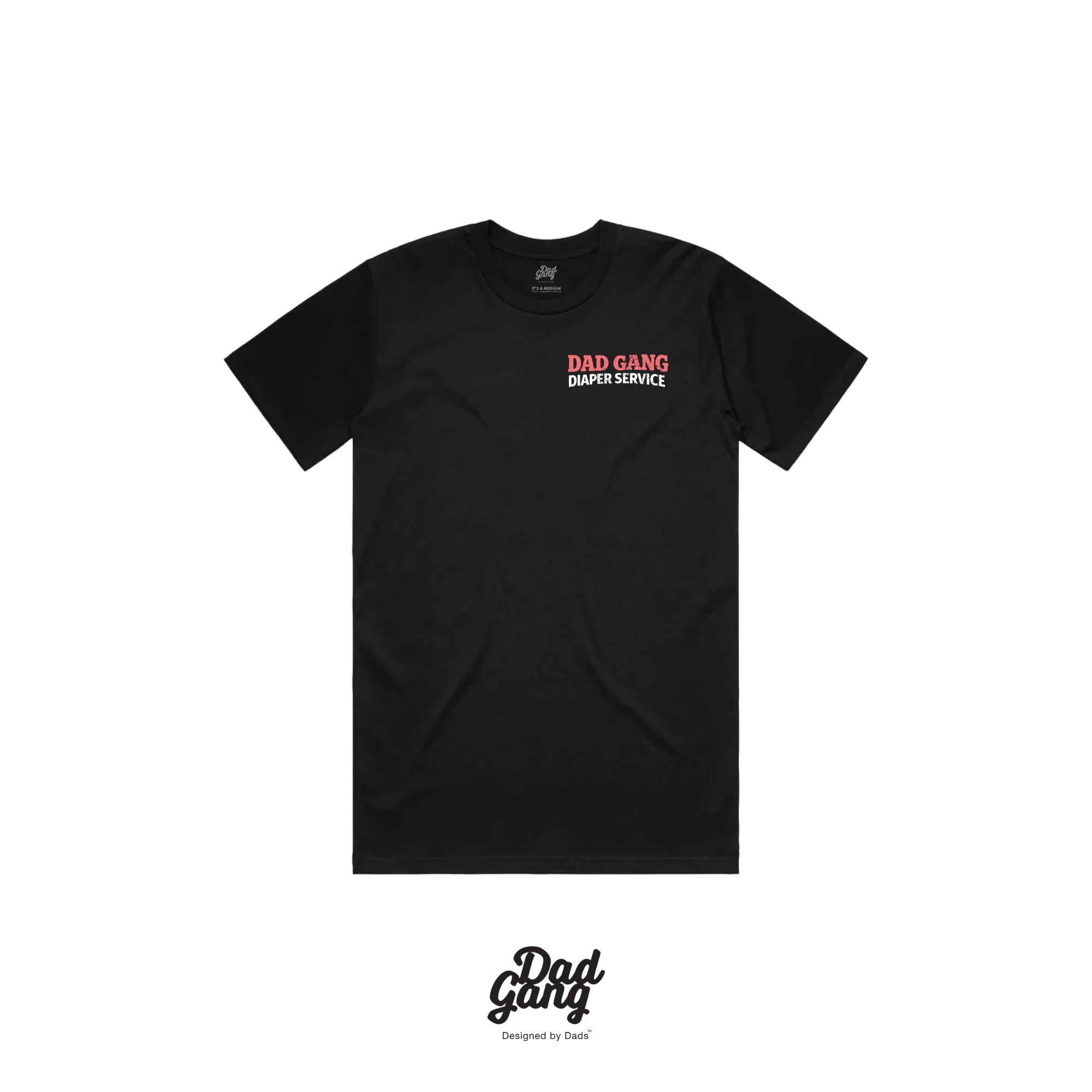 DG Tee - Diaper Service Black - Image 2