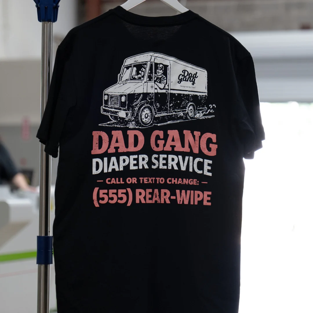 DG Tee - Diaper Service Black - Image 4