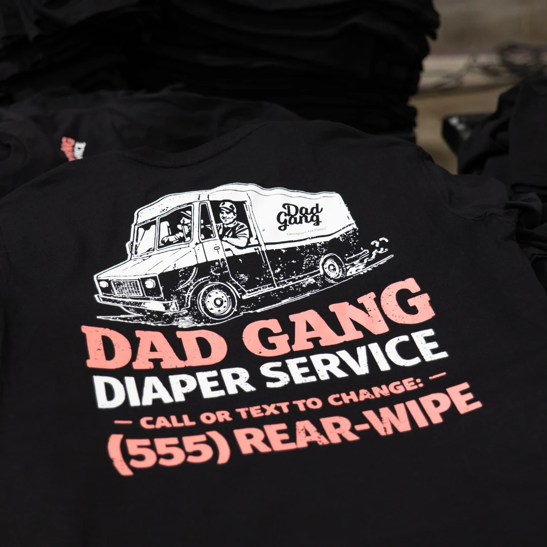 DG Tee - Diaper Service Black - Image 5